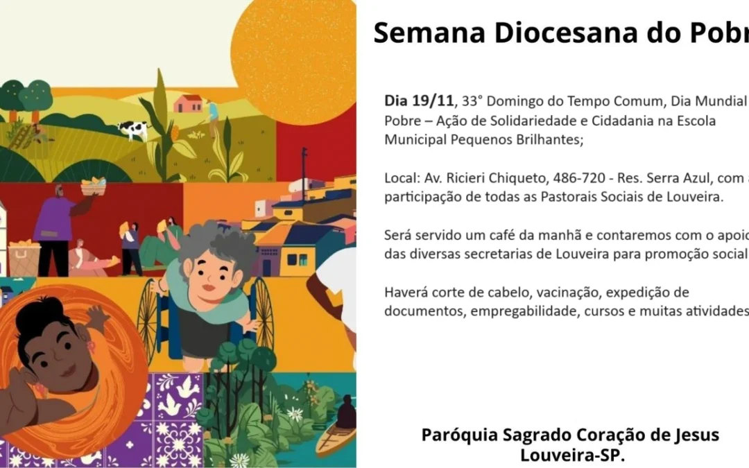 Ação de Solidariedade amanhã