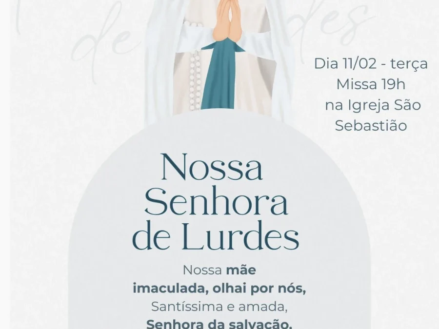 Missa Nossa Senhora de Lurdes